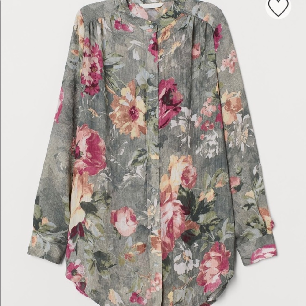 Long sleeve blouse